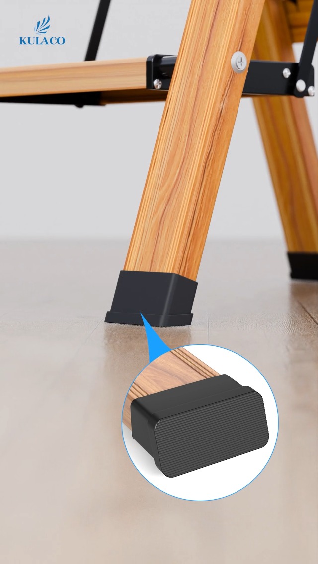 Scaletta A 3 Gradini KULACO Pieghevole - In Alluminio, Portata 150kg, Antiscivolo, Con Corrimano - Foto 4