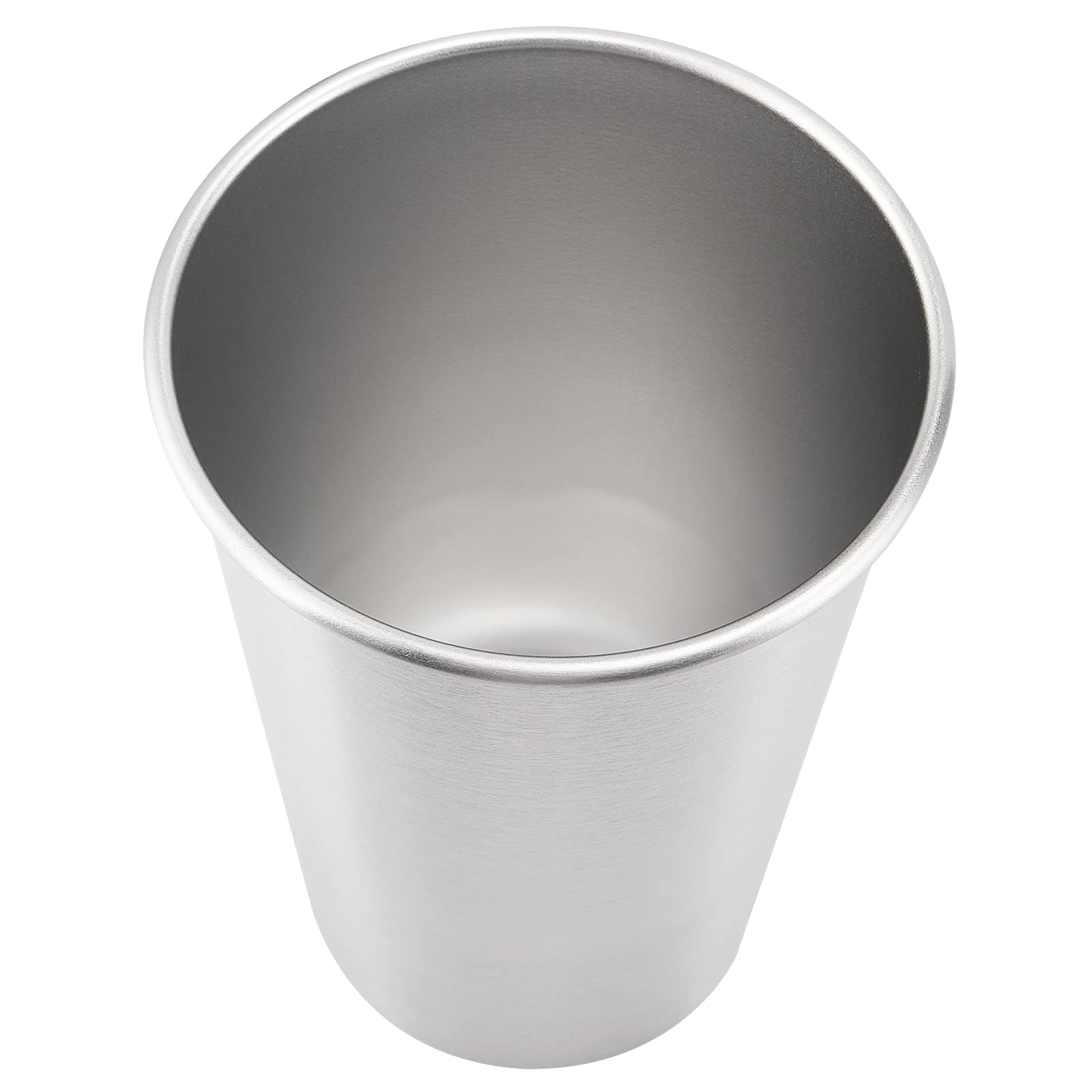 Lot de 24 gobelets en acier inoxydable 304 - Empilables et incassables - Pour bar, maison, restaurant, boissons chaudes et froides - Utilisation en intérieur et en extérieur - 500 ml