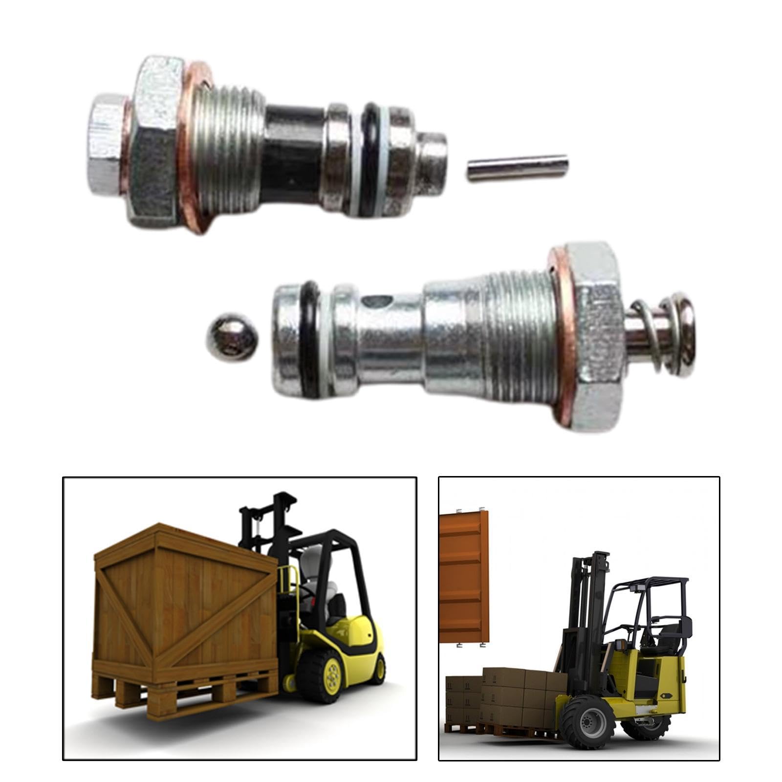 Sharplace Raccords de transpalette hydraulique pour kit de réparation de chariots élévateurs à tiroir de valve avec bague d'étanchéité Composants de chariot