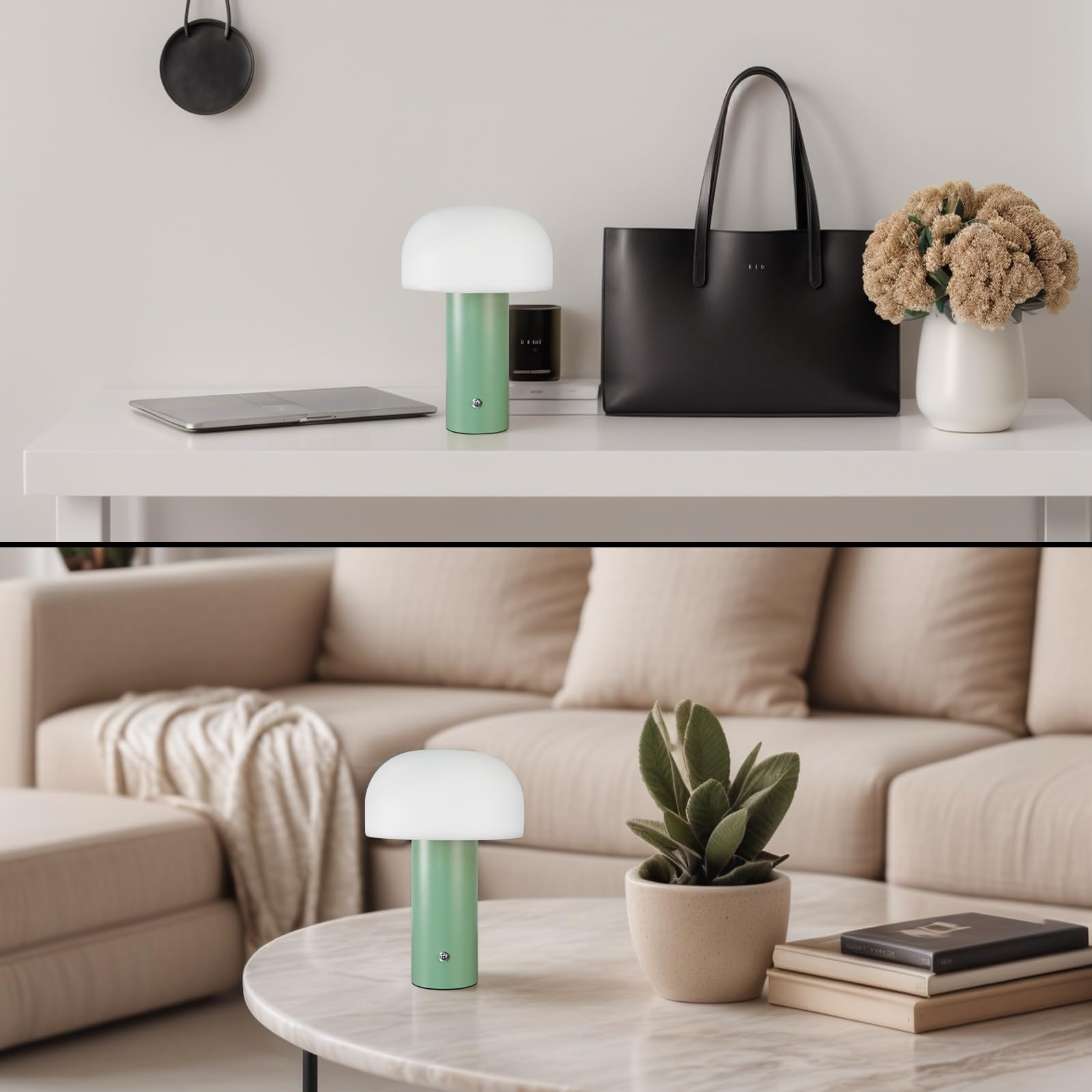 Amazon.co.jp : HAIDOLIANG コードレス マッシュルーム ナイトライト