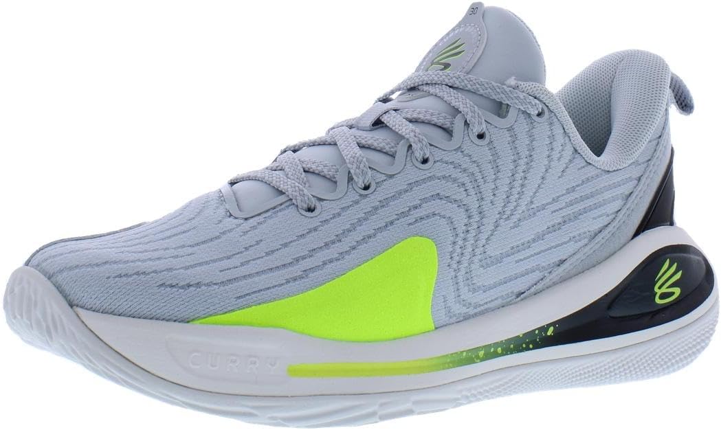 Under Armour Curry 12 Anti Gravity - Boys' Grade School (Grey/Volt/White)
