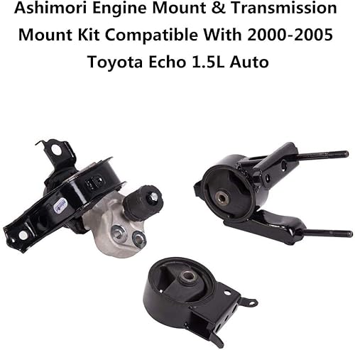Miniatura 5 de Compatible con Toyota Echo 2000-2005 2004-2006 Scion xA xB 1.5L Motor de transmisión automática Kit de montaje de motor A7288 A7228 A7260