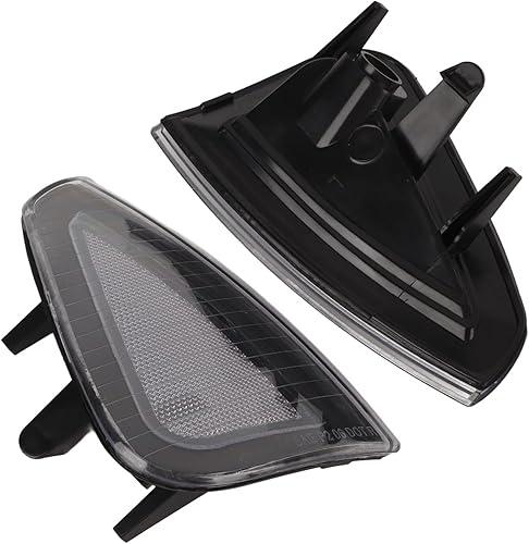 Fydun 2 piezas de luz de giro delantero Asamblea cubierta de lámpara de marcador lateral 4806218AD para LX 20062010 (blanco)
