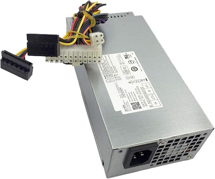 220W Watt L220AS-00 Desktop Power Supply Unit PSU Compatible with Dell Inspiron 3647 660s Vostro 270s Small Form Factor Computer Compatible Model Numbers: PS-5221-9 H220AS-00 H220NS-01