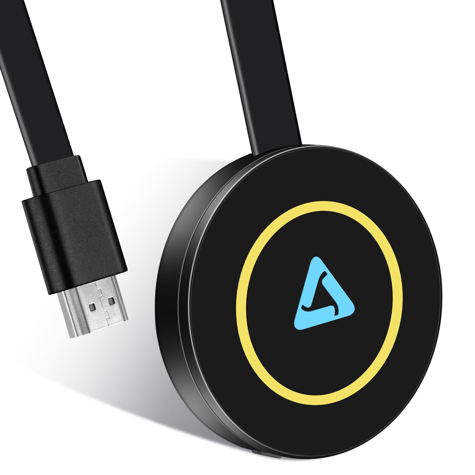 4K Wireless HDMI Adapter, Miracast Dongle für TV, Plug & Play Bildschirmübertragung von Smartphone, Laptop auf Fernseher/Monitor/Projektor, kompatibel mit iOS, Android, Windows & macOS