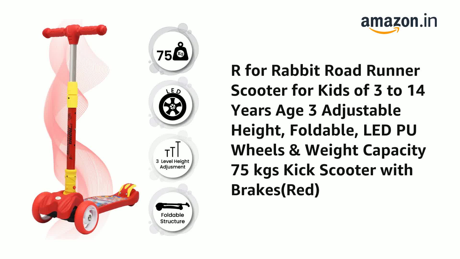 r for rabbit road runner scooter