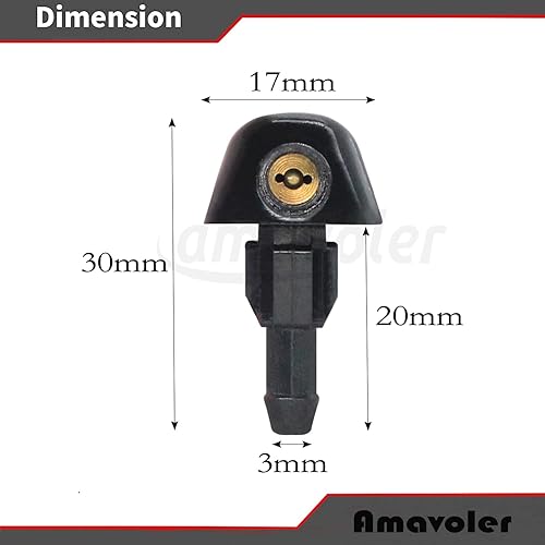 Miniatura 2 de 2 boquillas de limpiaparabrisas para Toyota 4Runner 87-95, Celica 87-89, Hilux LN85 LN90 LN106 LN165 88-05, Pickup 87-94, Supra 86-88, Tacoma 88-95,
