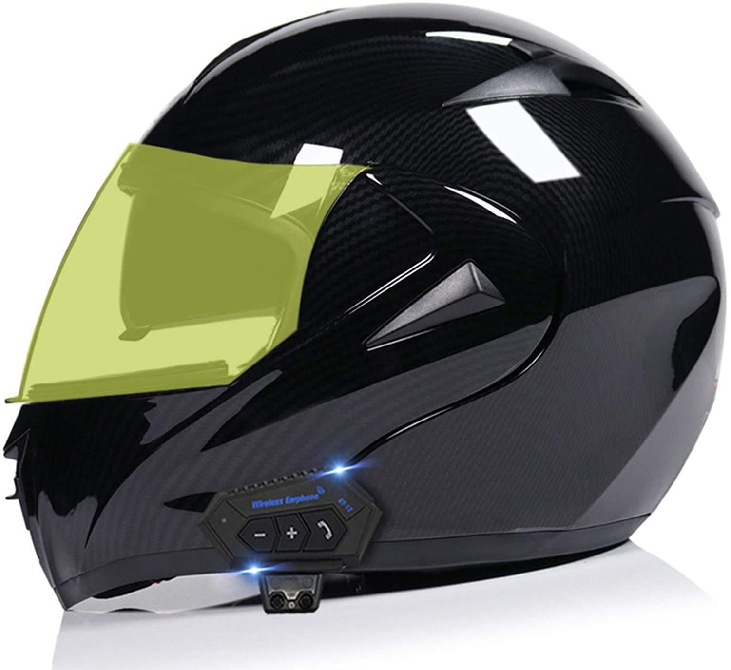 Buy SJAPEX Motorcycle Bluetooth Helmets, Modular Flip up Dual Visor Full Face Helmets, DOT