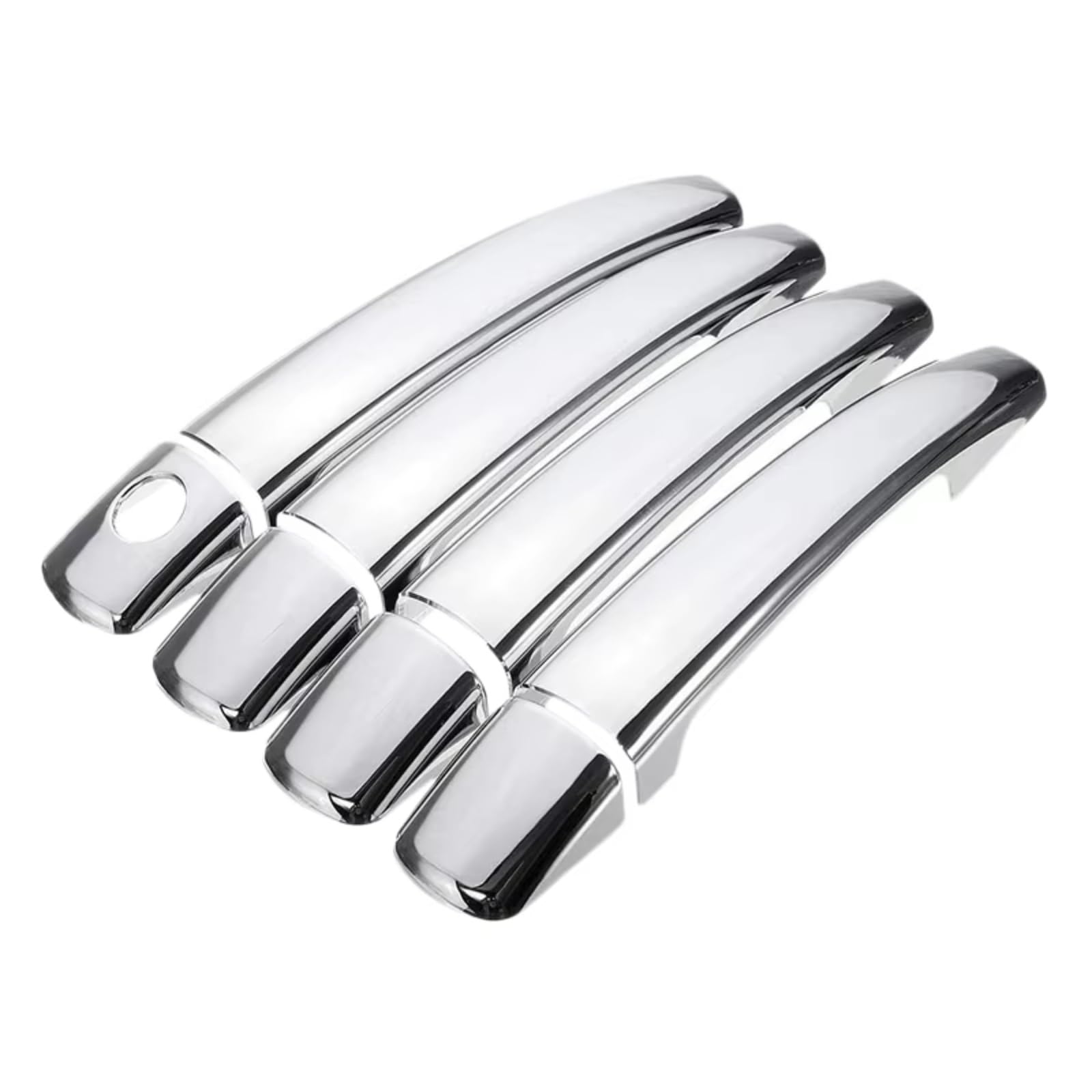 FVOIRSS Outer Door Handle Compatible with Peugeot 207 2006-2010 for 308 2008-2010 for 407 2004-2010 Car Exterior Side Door Handle Cover Decoration Replacement