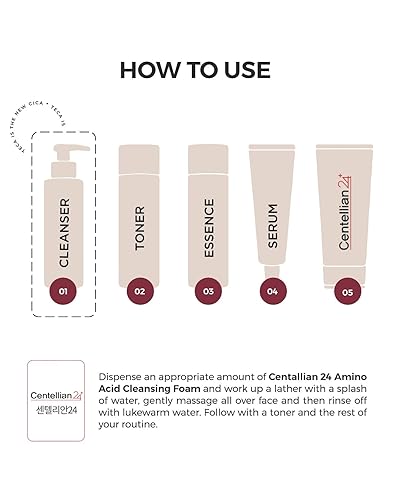 Miniatura 5 de CENTELLIAN 24 Dongkook Pharmaceutical - Espuma limpiadora con centella asiática, TECA, aminoácidos, cuidado de la piel coreano, lavado facial