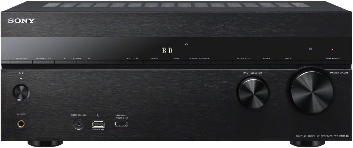 Sony STR-DN1040 7.2-Channel Network A/V Receiver (Built-in Wi-fi & Bluetooth)