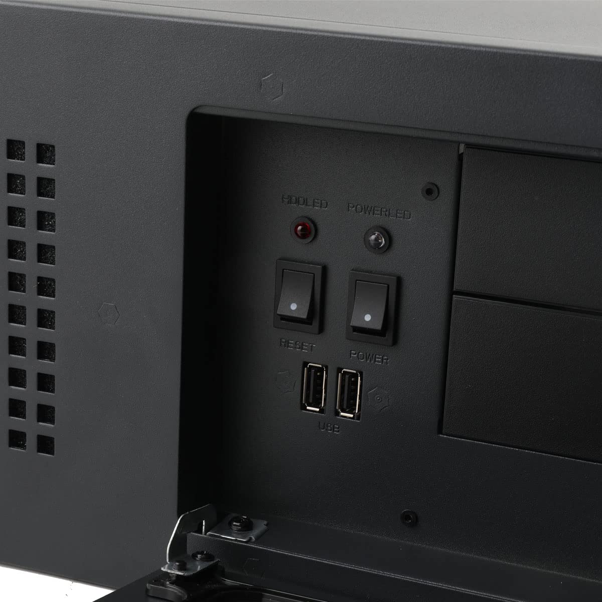 Cassa Rack del Server 4U SL -450A, Supporta 7 Schede PCI, Ventola da 120mm, 7 HDD da 3.5" e 2 Porte USB 2.0, Compatibile ATX/M-ATX/Mini-ITX, Perfetto per Server Aziendali e Domestici