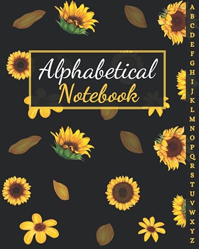 Alphabetical Notebook A4: alphabetical notebook organizer. Journal Organizer Large with Alphabetical Tabs. Lined Journal Notebook.A4 size __v2
