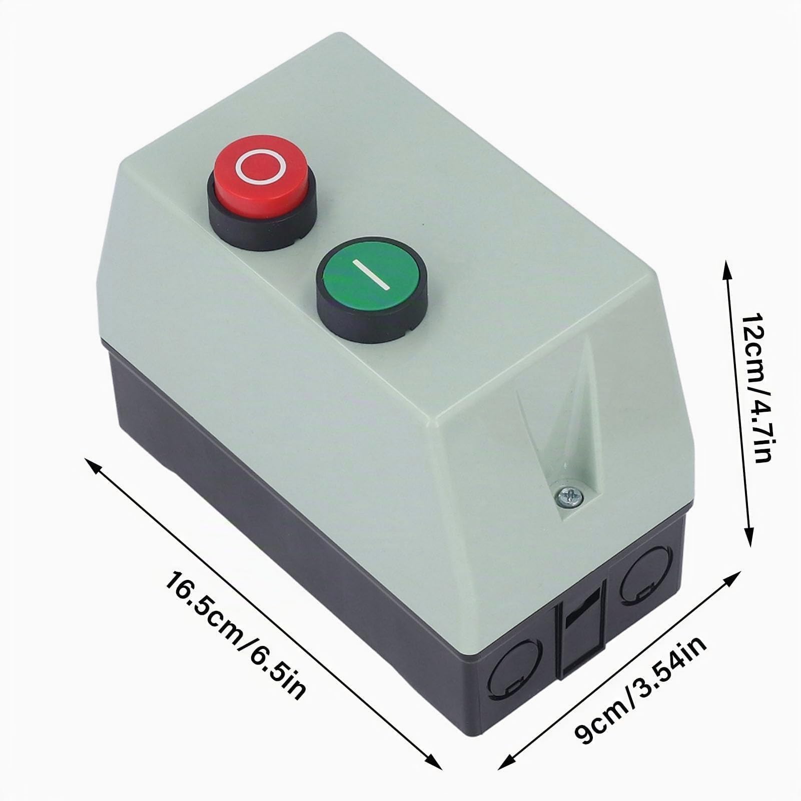 Arrancador de Motor Eléctrico Magnético IP55 Protección de Motor a Prueba de Agua Caja de Interruptor Magnético Monofásico 220 230V Trifásico 380 400V