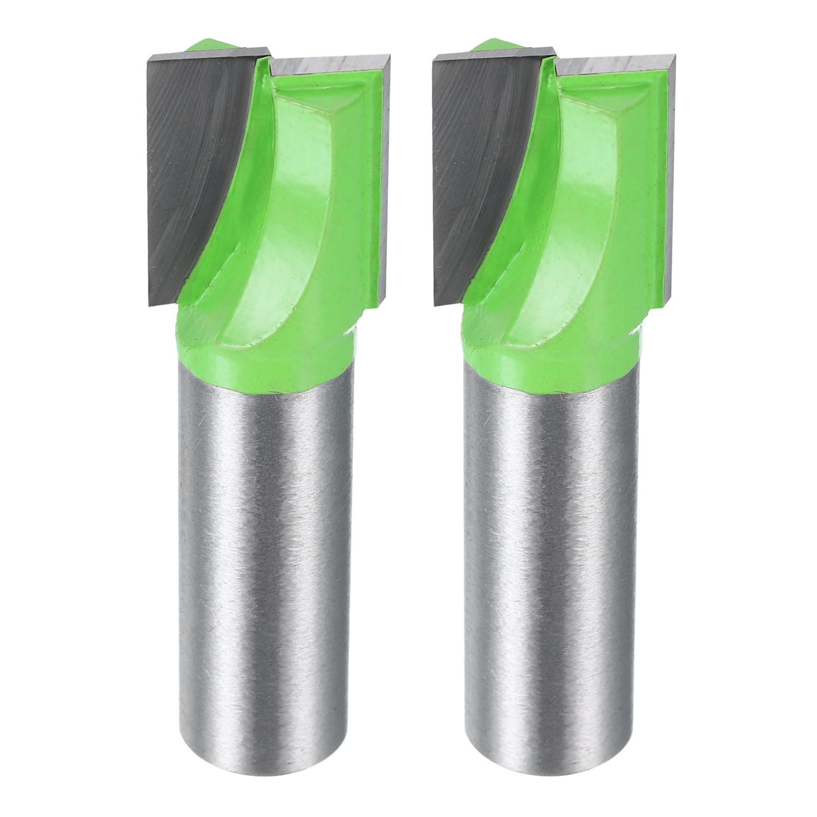 HARFINGTON 2pcs Bottom Cleaning Router Bits 1/2" Shank Carbide Tipped Spoilboard Surfacing Planing CNC Mortising Bit for Slab Flattening Woodworking,