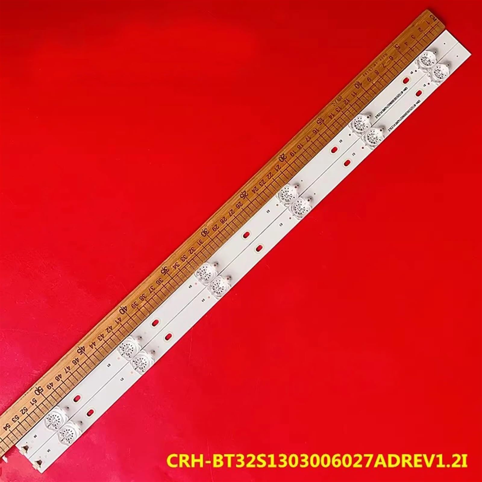 18 Stück (9 TV), kompatibel for Hisense LED-Lichtleiste 32A5605 CRH-BT32S1303006027ADREV1.2I, LCD-TV-Hintergrundbeleuchtung, 6 Lichter, 3 V, 55 cm (Color : 18pcs(9TV))