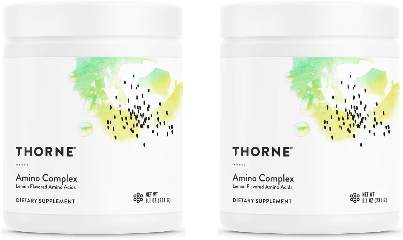 Thorne Research - Amino Complex - Lemon Flavor - 7.7 oz - 2 Pack