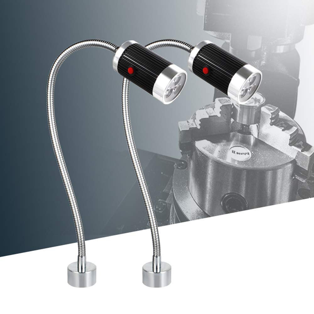 6 W, 24 V, lampa robocza LED ze stopu aluminium, obracana o 360°, lampa narzędziowa z przełącznikiem, mocna podstawa magnetyczna, do oświetlenia przemysłowego
