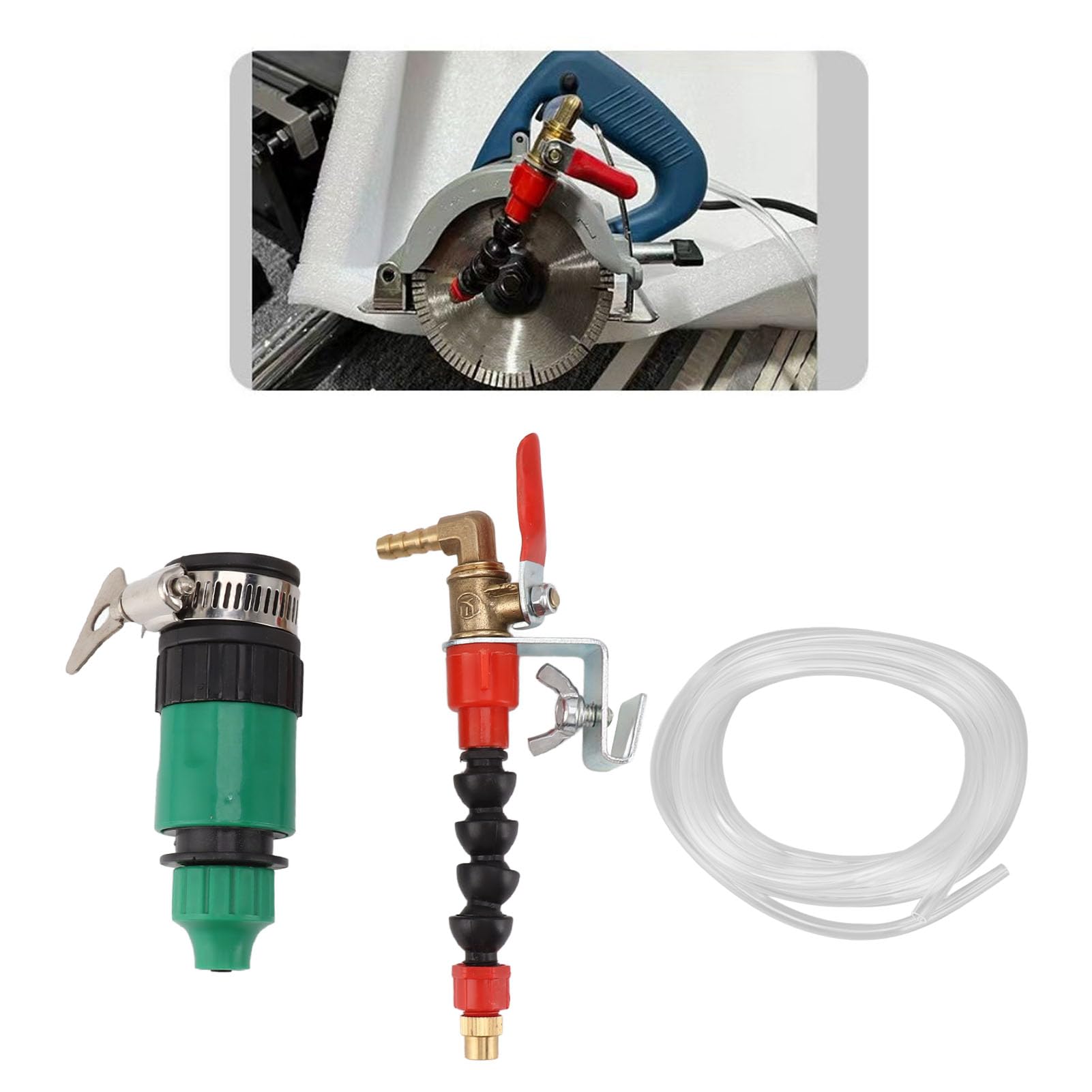 Dust Remover Water Sprayer for Cutting Machine Misting System Water Sprayer for Cutting Machine Angle Grinder Dust Remover Nozzle Coolant Misting Brick Water Sprayer Attachment - Image 2