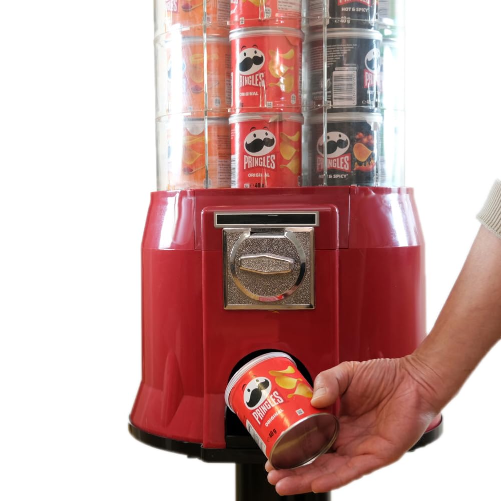 Distributore automatico per chip o come distributore automatico di snack, robusto senza corrente