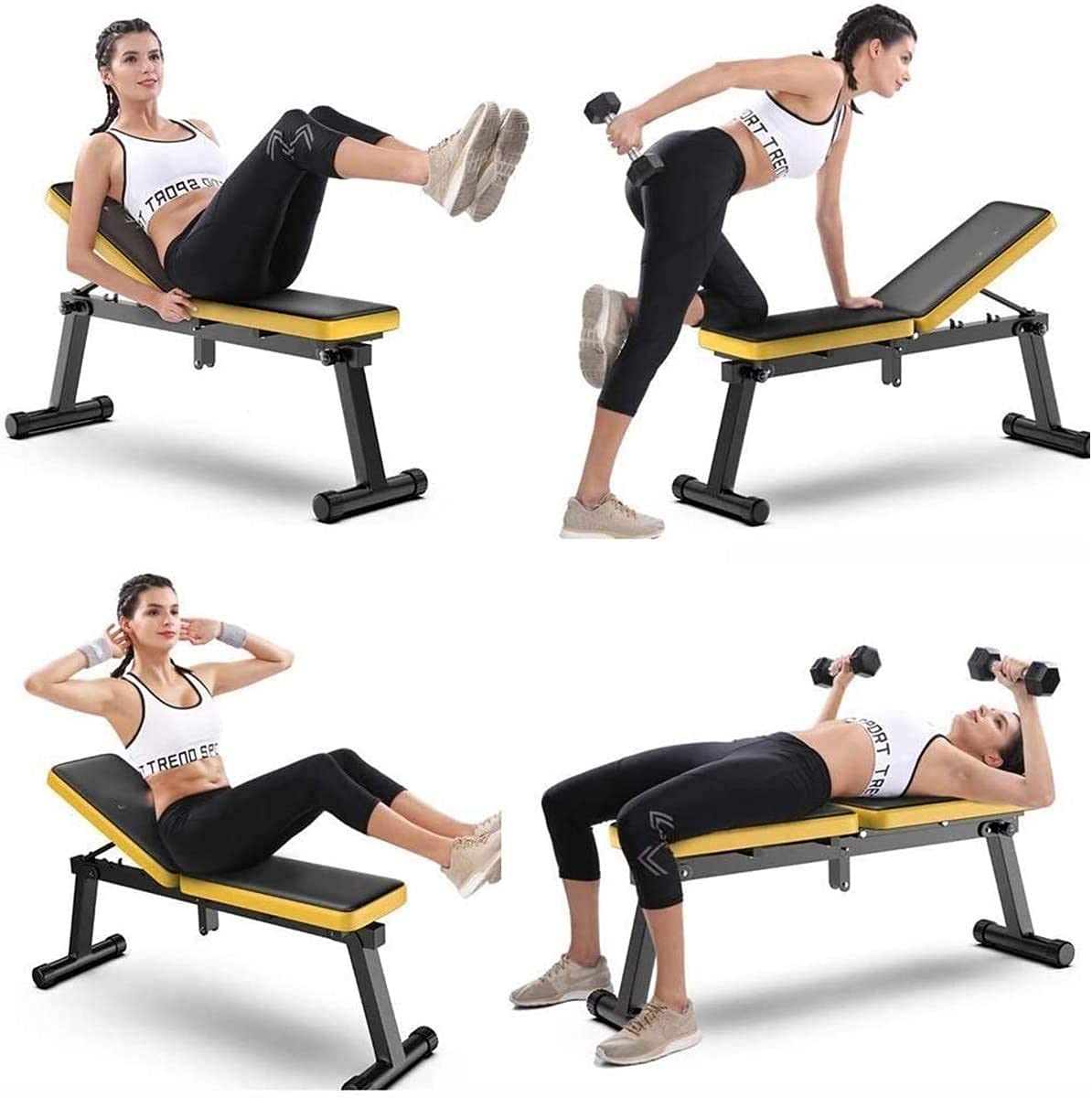 ウェイトベンチ ダンベル付き 高さ調整可能 Amazon | JX FITNESS 多機能フラットウェイトベンチ トレーニング