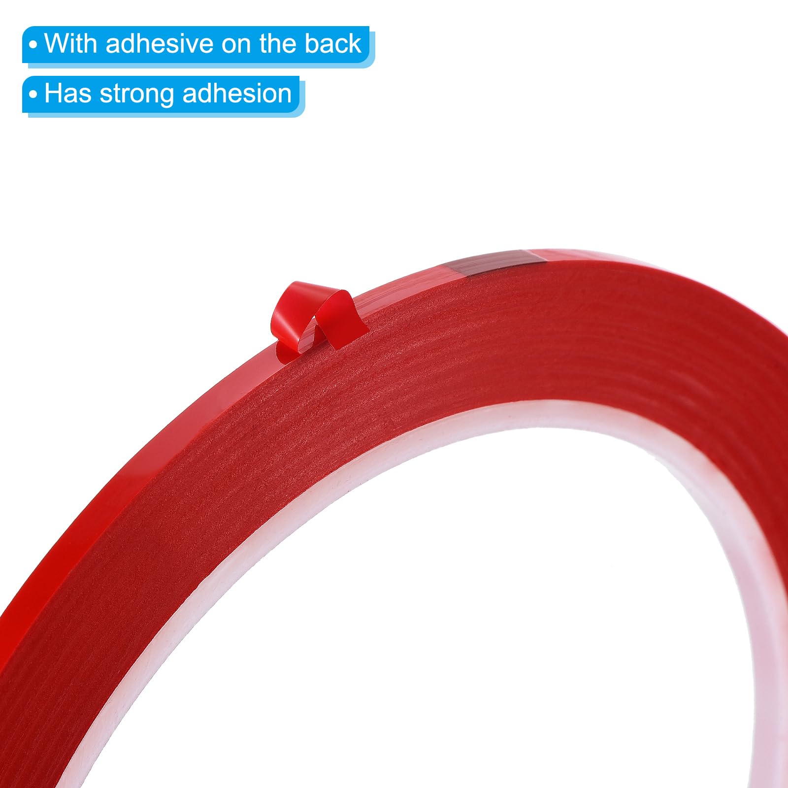 PATIKIL 1/8" Whiteboard Tape, 6 Pack Thin Dry Erase Tape for Graphic Chart Marking DIY Art Red - Image 4