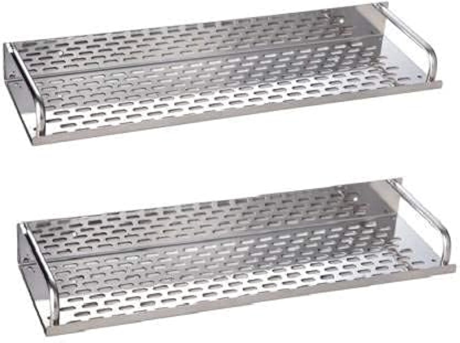 SKS - Stainless Steel Shelve 16 Inches Set of 2 pcs Stainless Steel Wall Shelf (Number of Shelves - 2, Steel) (B089M6RCWV) Amazon Price History, Amazon Price Tracker