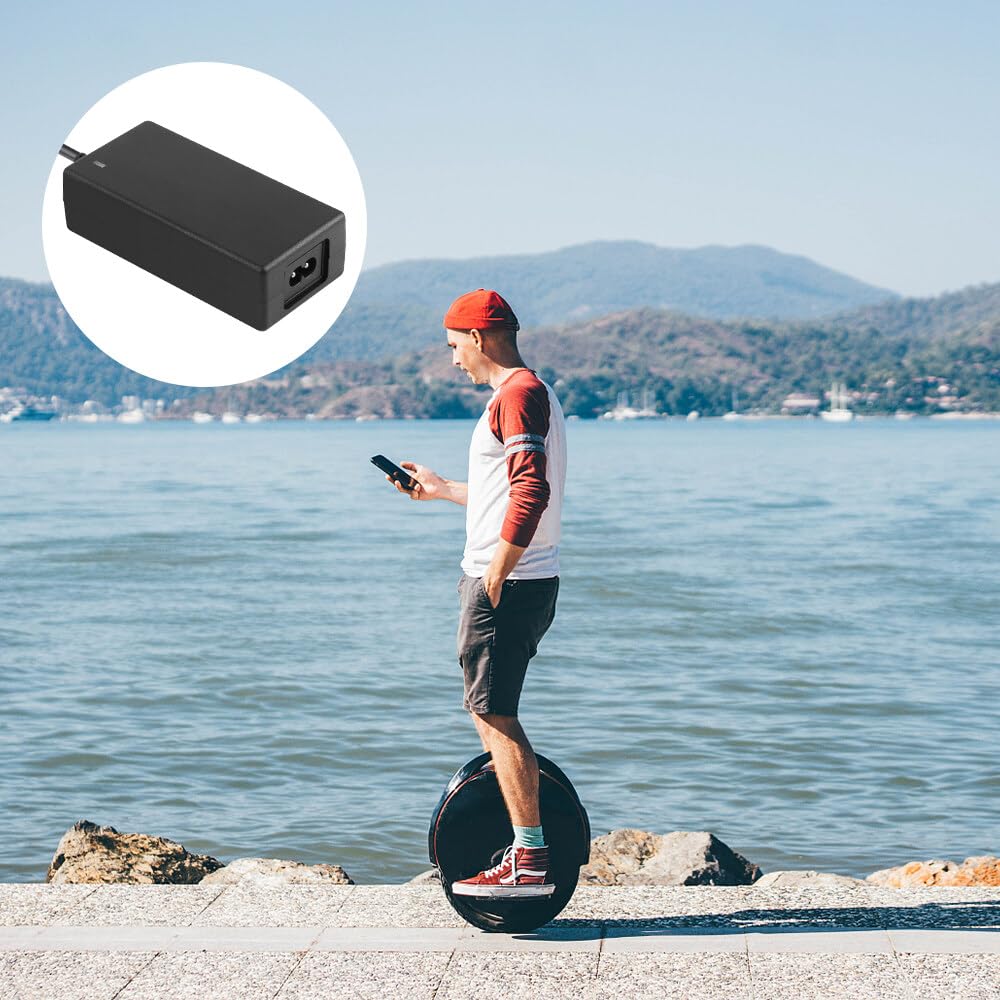 Caricatore Monopattino Elettrico, 42V 2A Caricabatteria per Scooter Elettrico con 6 Connettori per Xiaomi Scooter,36V Hoverboard,Bici Equilibrata,Drifting Board