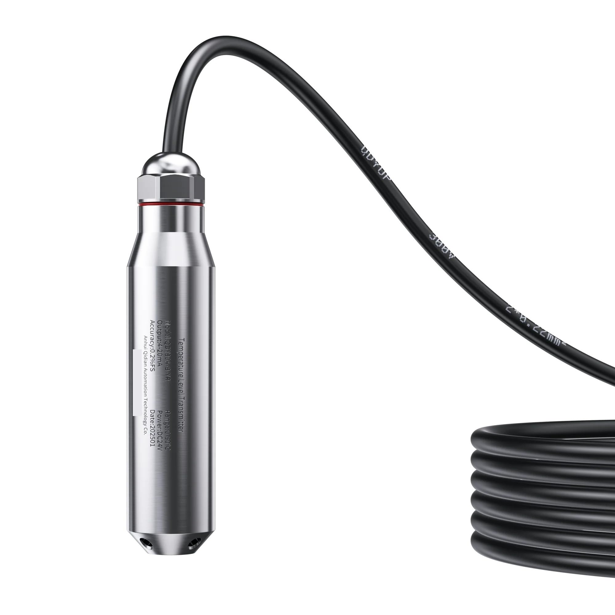 Czujnik poziomu wody 0-5 m do 4-20 mA 0-10 V 0-5 V RS485 Nadajnik czujnika poziomu cieczy Głębokość studni Solidna ochrona(2M Range 4M Cable,RS485)
