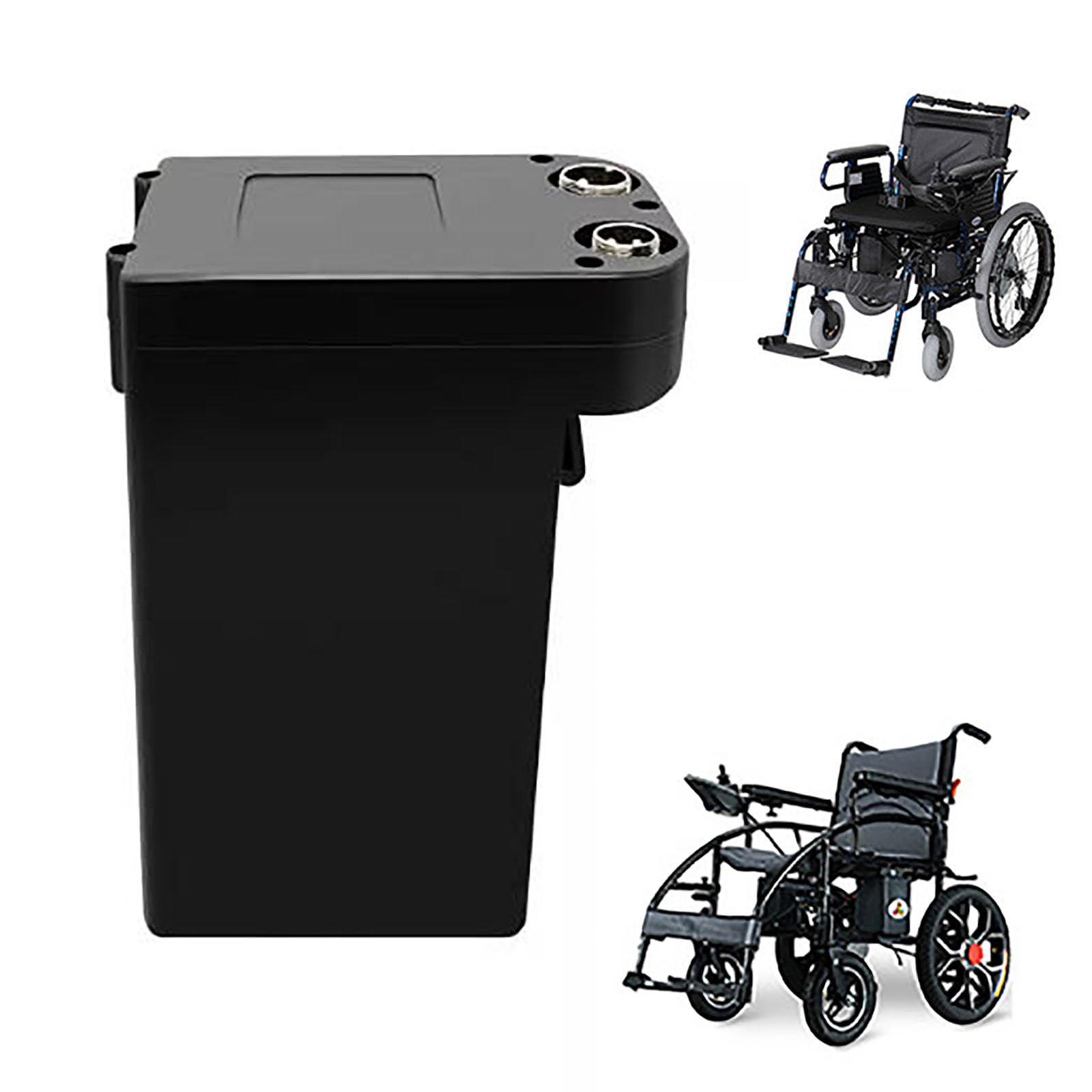 HJGHY Lithium Battery 24V 6Ah 8Ah 10Ah 12Ah 15Ah Replacement Battery 24V Wheelchair Batteries for 50W-360W Motor Kits with BMS Protection Board,24V6Ah