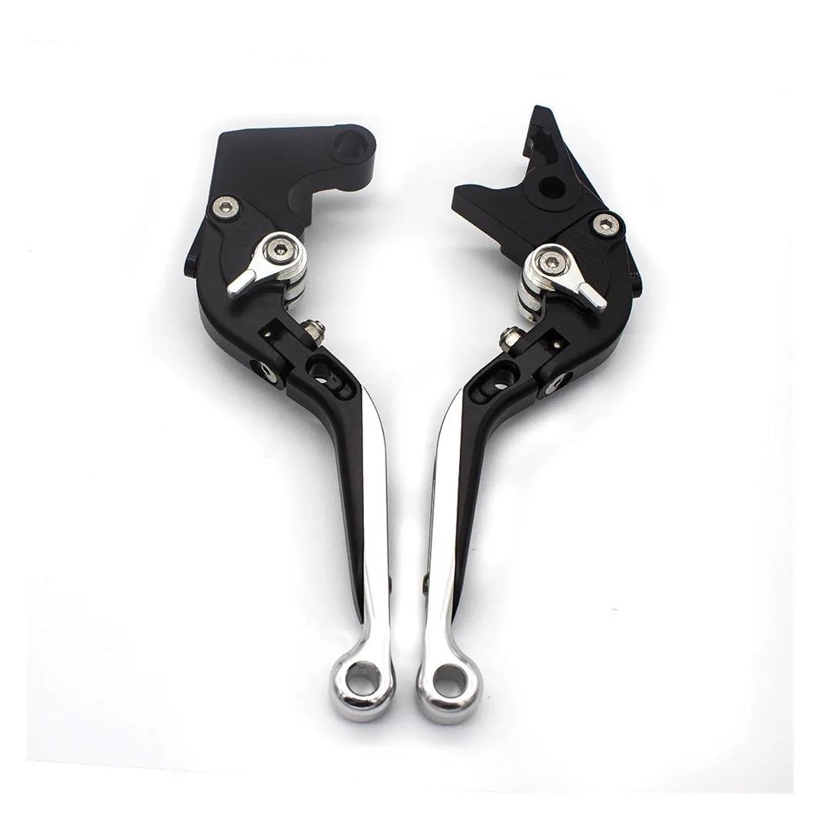 XNZQQAGRZ for Benelli for Leoncino 500 2018 2019 2020 CNC Folding Extendable Motorcycle Brake Clutch Lever(Silver)