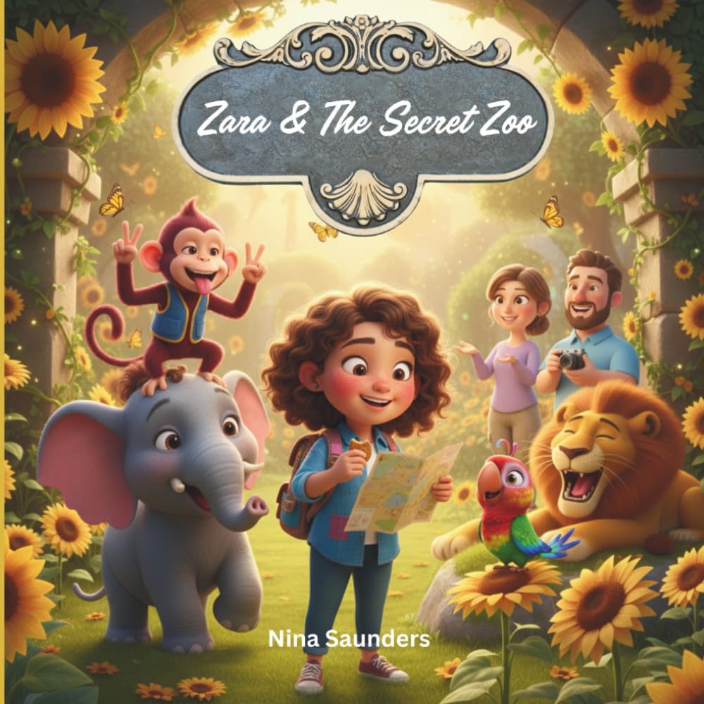 Zara and the Secret Zoo: A Colorful Picture Book About a Hidden Zoo Adventure: An Illustrated Adventure for Kids Ages 3–7