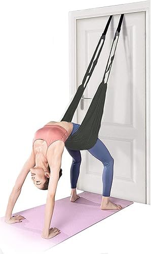 Correa de estiramiento para yoga, ajustable para la pierna, para mejorar la flexibilidad de la cintura de la pierna, equipo de gimnasio en casa para