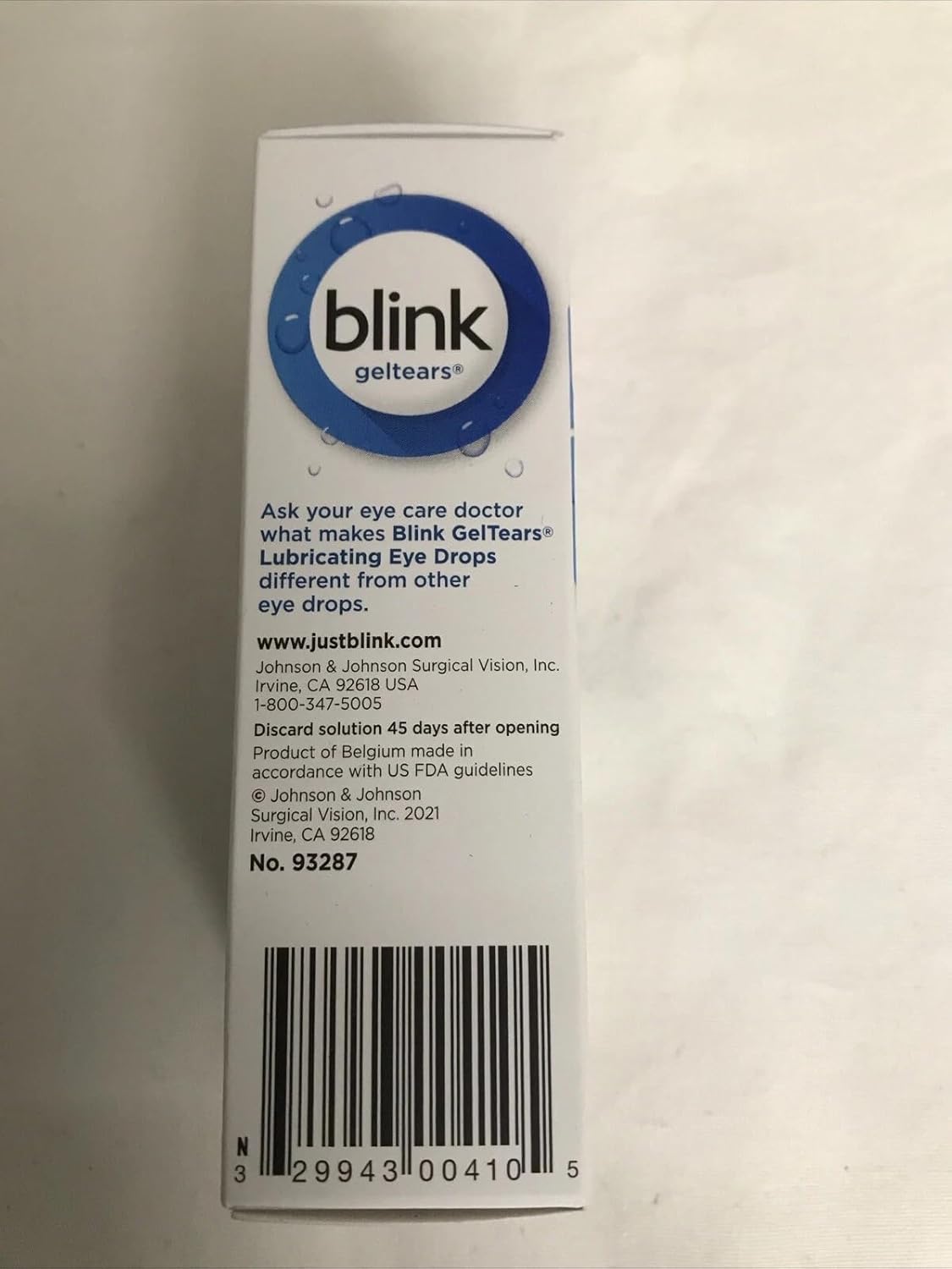 Blink Gel Tears, Lubricating Eye Drops - Buy Packs and Save (Pack of 3)