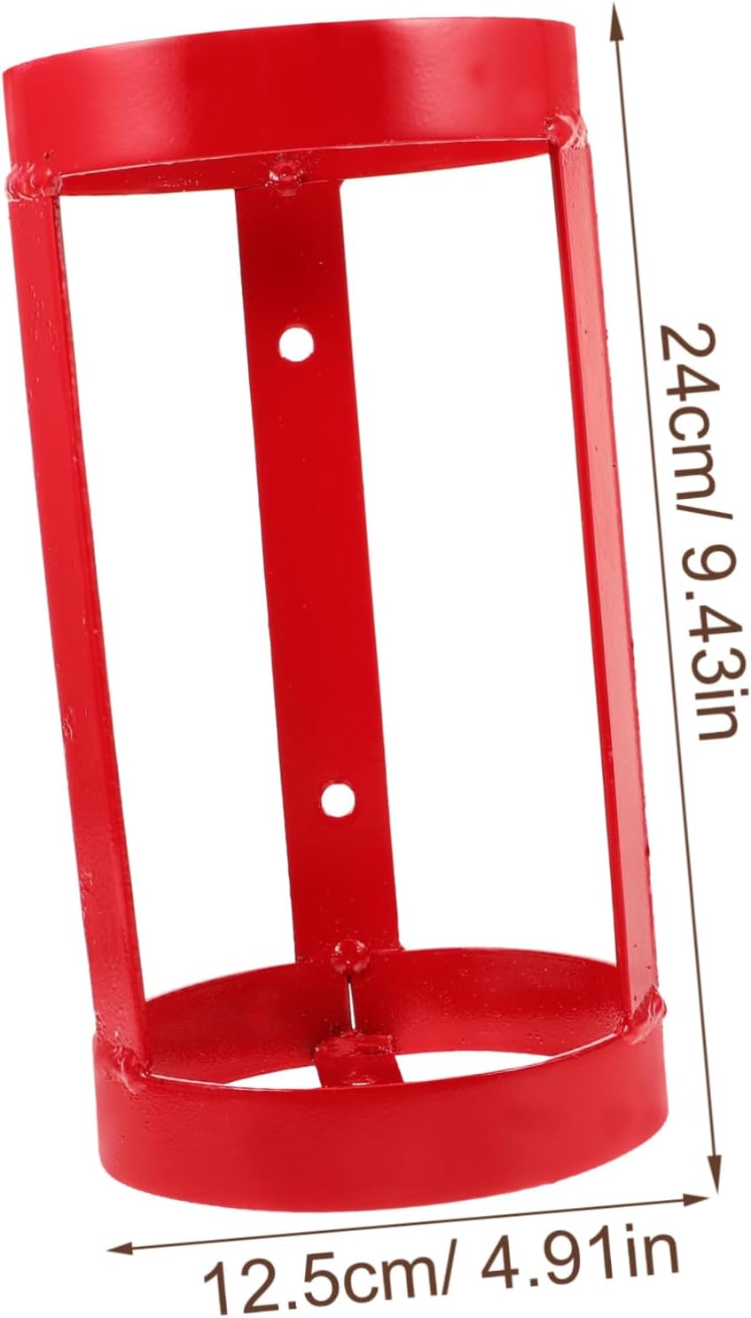 Veemoon Metal Fire Extinguisher Bracket, 8.8LB Heavy Duty Fire Extinguisher Wall Mount Hloder for Office Factory Boat Use Compatible Szie Smooth Surface Easy to Install and Carry