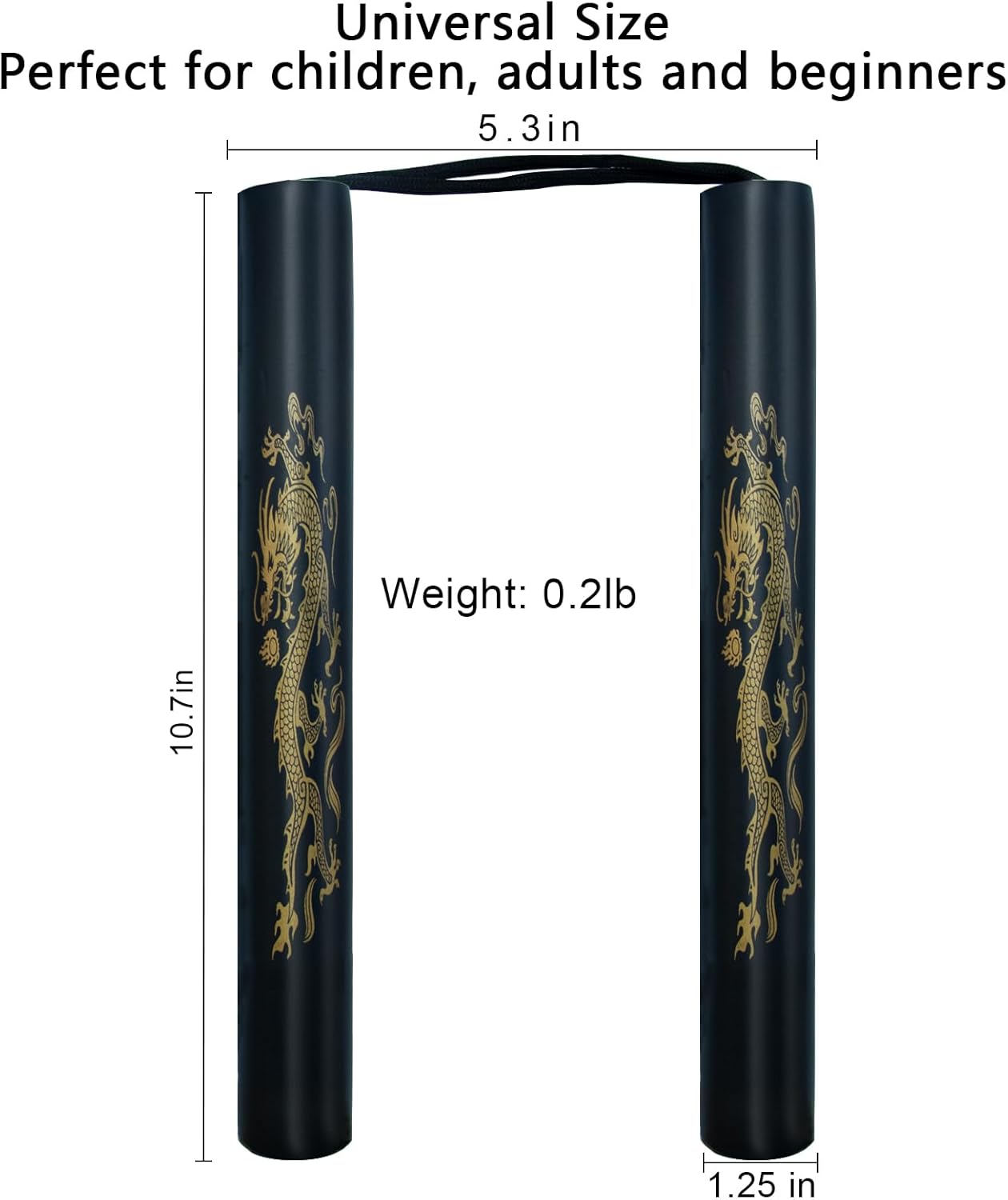 Nunchucks Nunchakus-Foam Safe Rubber Martial Arts Nunchakus for Kids/Beginner Practice