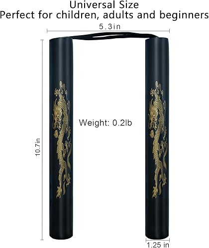 Miniatura 3 de Nunchucks Nunchakus-Foam Safe Rubber Martial Arts Nunchakus para niñospráctica de principiantes