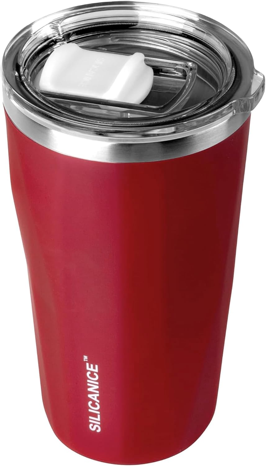 20oz Soft Touch Diamond Tumbler - Double Wall Vacuum Insulated Stainless Steel Coffee Cup | Leak-Resistant Detachable Lid, Cup Holder Friendly, BPA Free Dishwasher Safe, Thoughtful Gift for Women