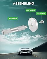 Vista 4 de SCITOO Juego de herramientas de carcasa de eje de collar de 9 discos para rodamientos de rueda automotriz, 10 Uds