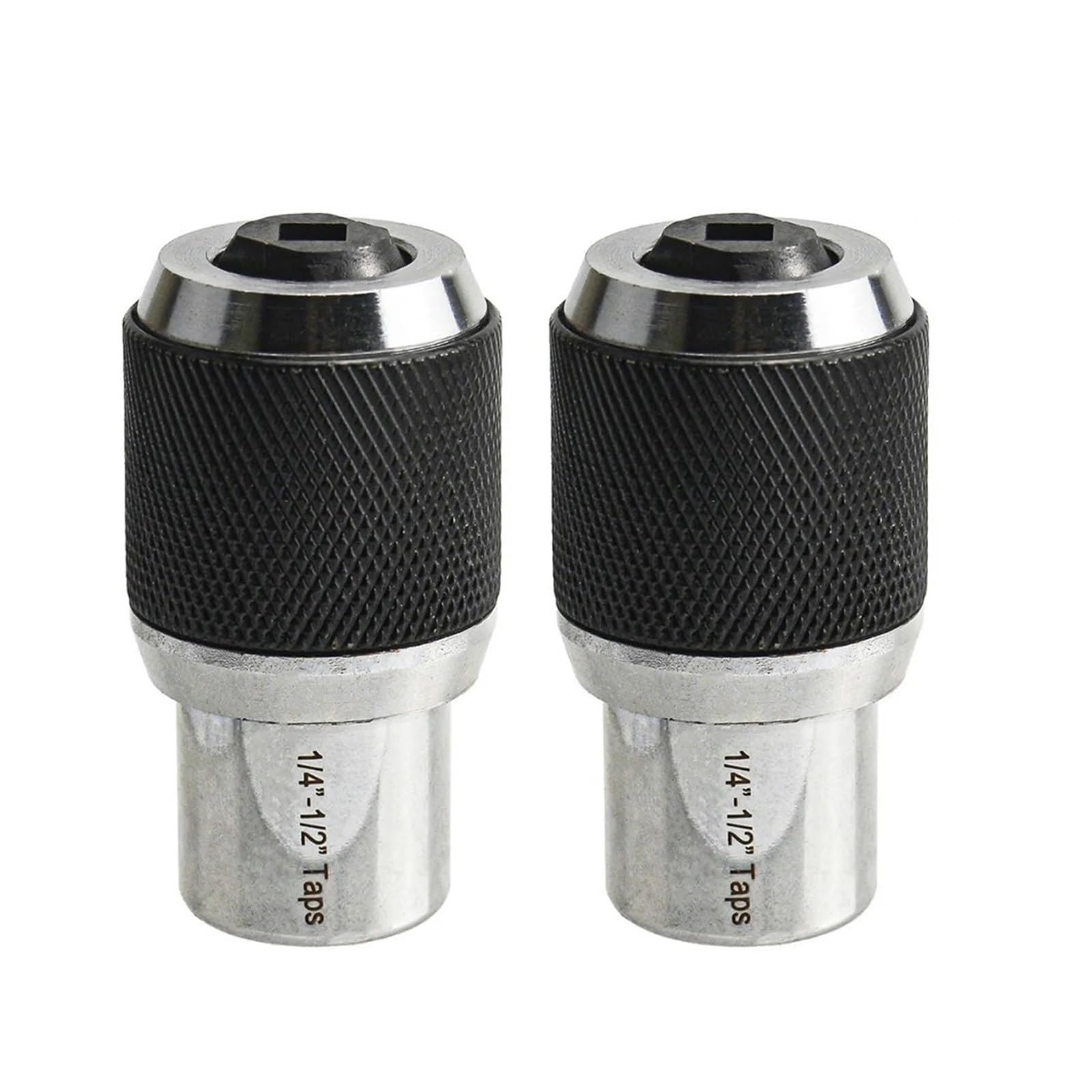 Chiave a cricchetto per maschi da 2 pezzi, attacco da 3/8 di pollice, utensile manuale, maschi da 1/4-1/2, maschi da 0-1/2, set di bussole per maschiatura, adattatore per bussole per maschiatura (2