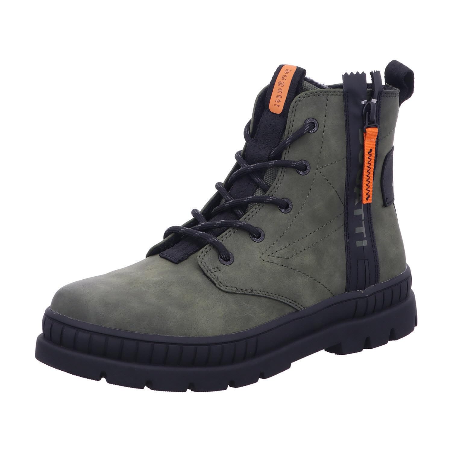 bugatti Men's Lace-Up Boots AGB33, Green, 41 EU
