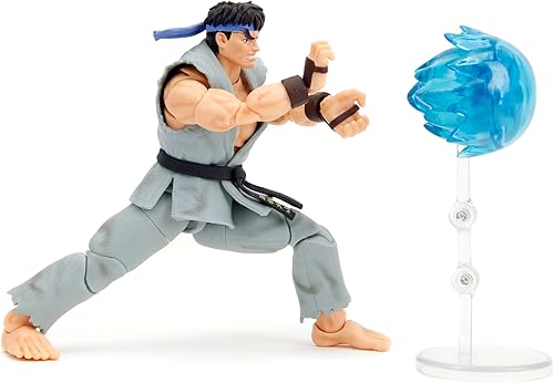 Miniatura 4 de Street Fighter II - Figura de acción de Ryu (Player 2) de 6 pulgadas, juguetes para niños y adultos