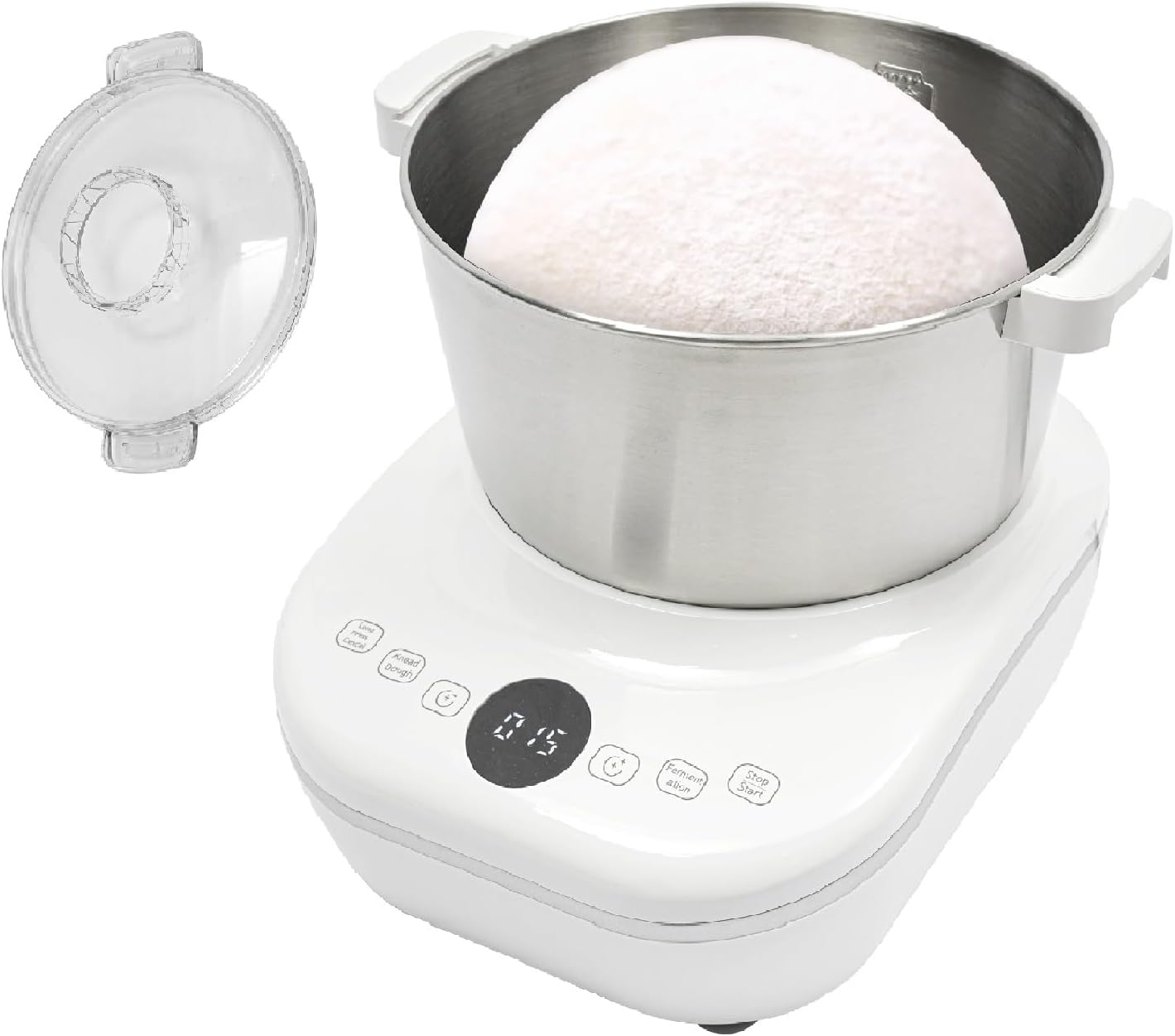 Amazon.com: Electric Dough Maker Machine, 5L Dough Kneading Machine ...