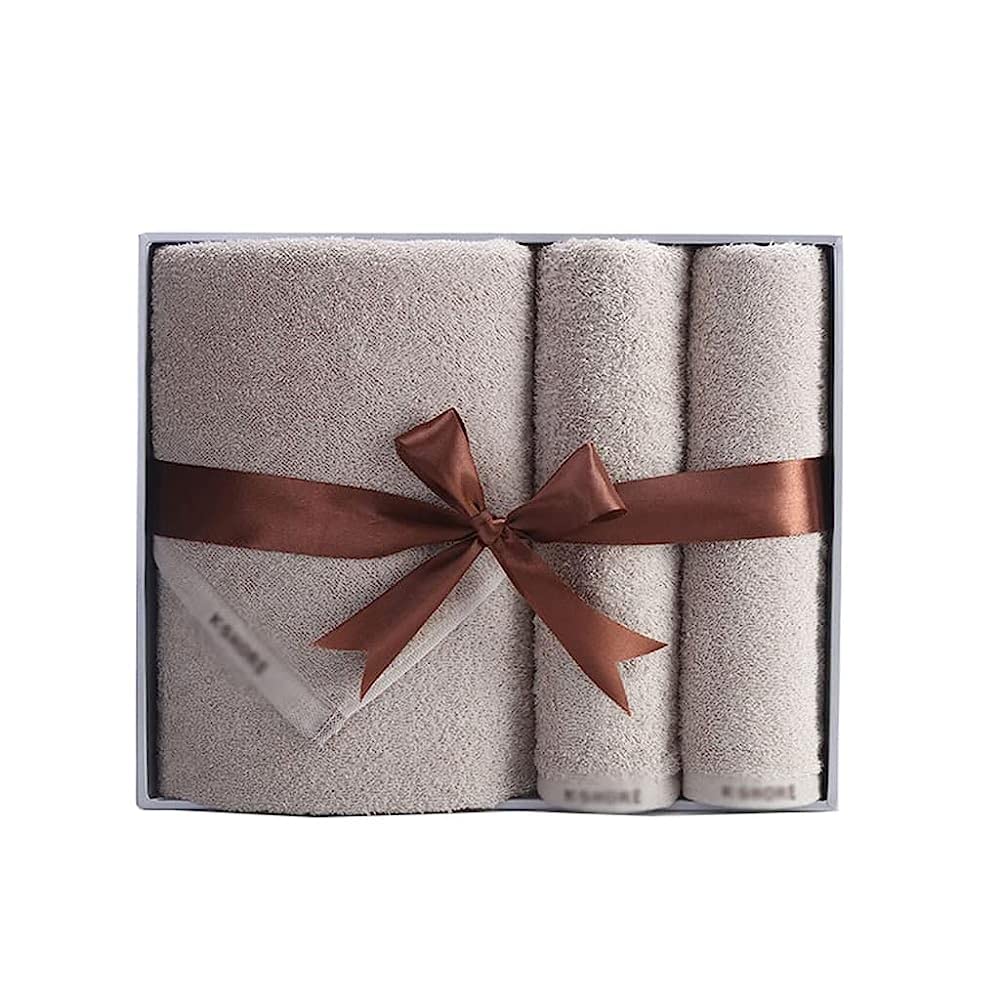 Serviette serviettes de bain en coton TILEZE pour la douche maison set
