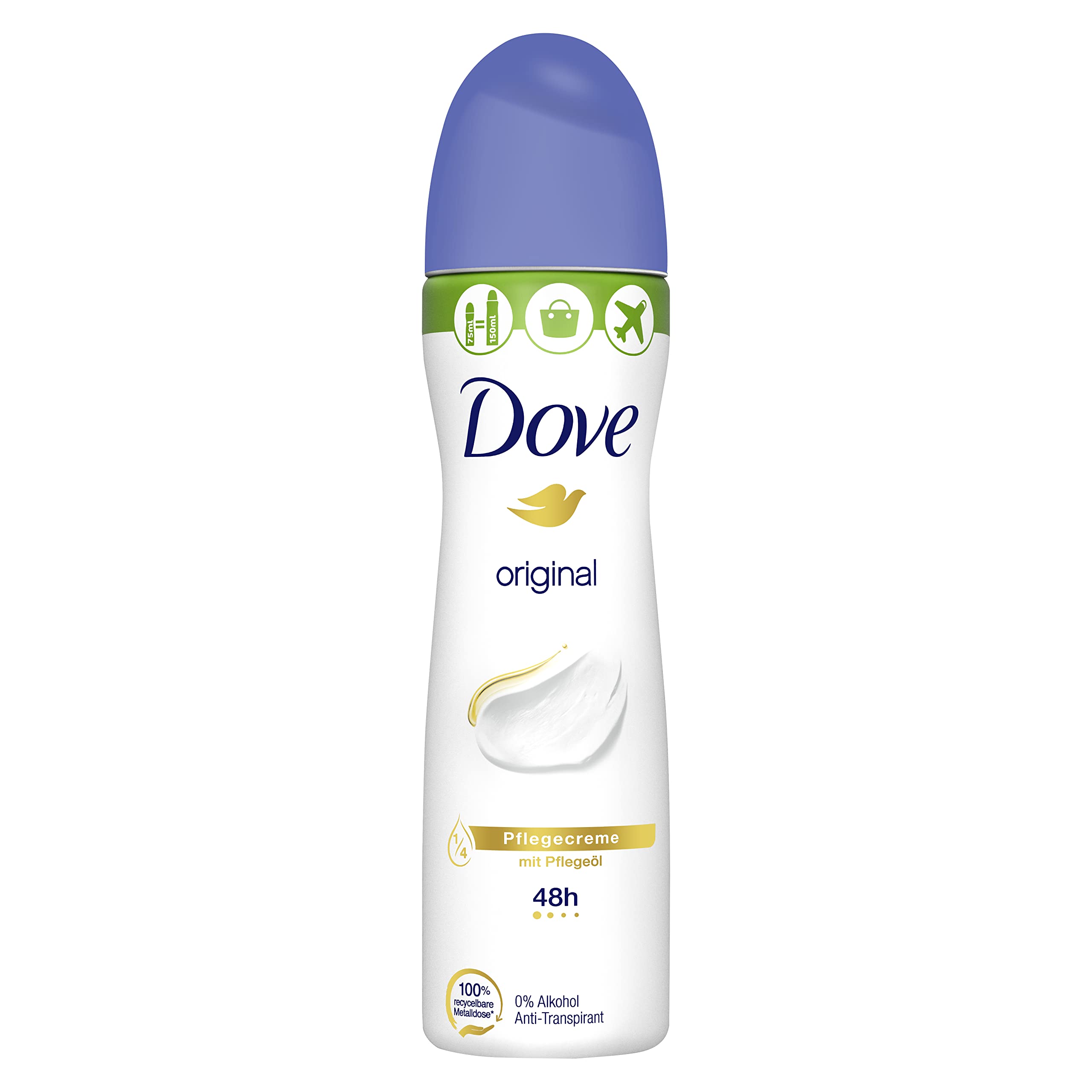 Dove Original Compressed, Deodorant Spray (1 x 75 ml)