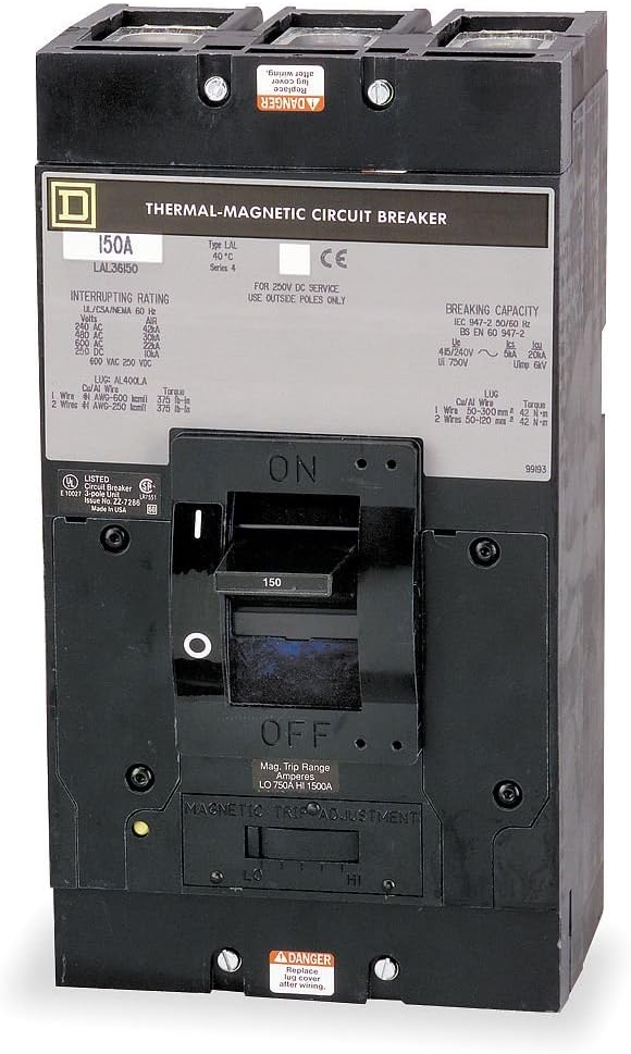 SQUARE D BY SCHNEIDER ELECTRIC Q4L2400 MOLDED CASE CIRCUIT BREAKER 240V 400A
