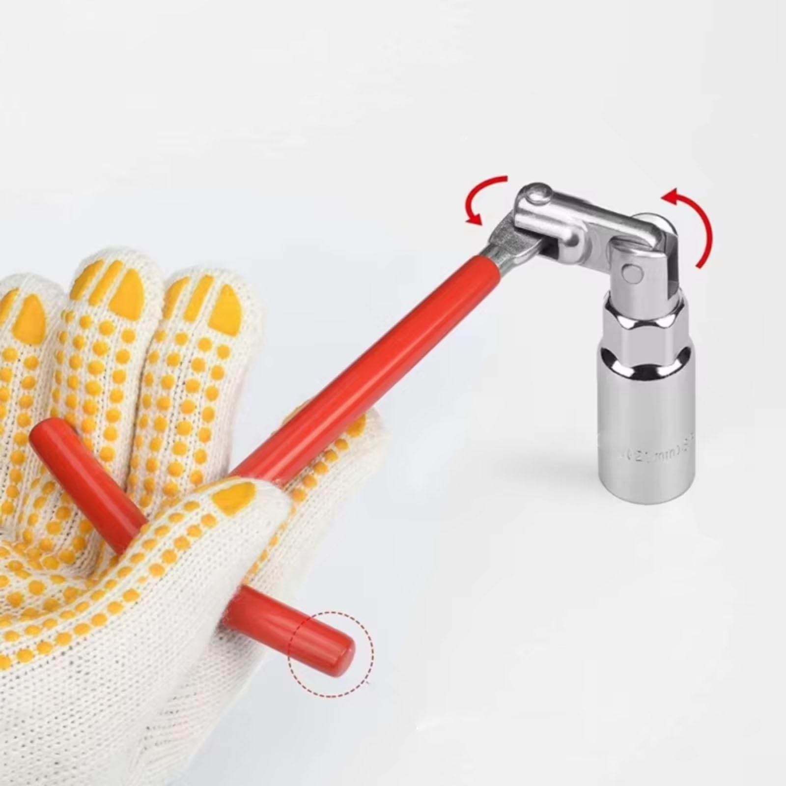 Klucz do świecy zapłonowej, 1 sztuka, zestaw narzędzi do naprawy samochodu 3 w 1, klucz nasadowy do świec zapłonowych, klucz z uchwytem T 18 mm/21 mm