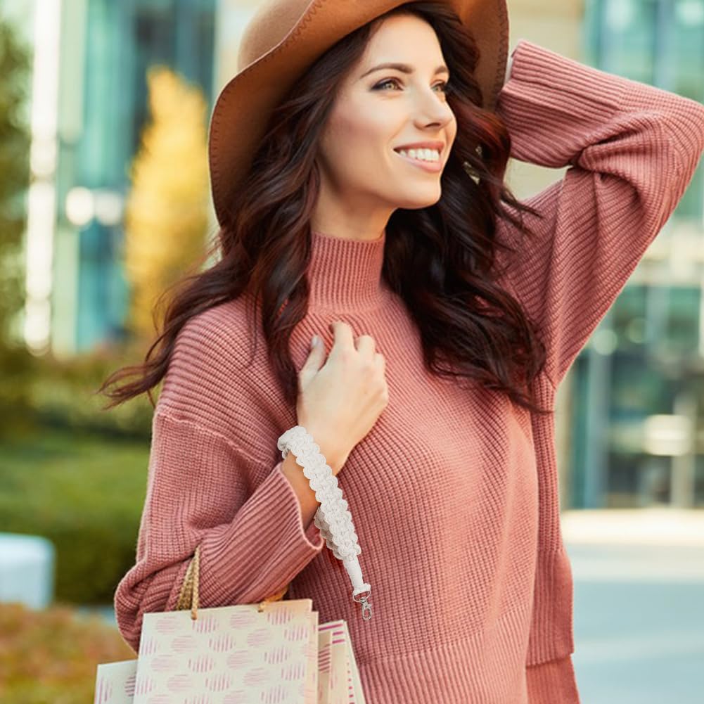 No.5マクラメ♡ハートモチーフ♡hanging マクラメ ハート3連バッグ