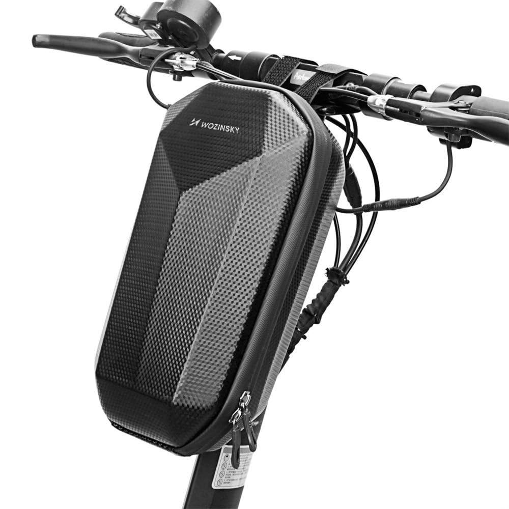 Bolsa para Patinete WOZINSKY, Bolsa para Tubo Delantero, Bolsa Grande para Manillar, Bolsa Frontal Impermeable para Patinete eléctrico Xiaomi MI Mijia M365 4L