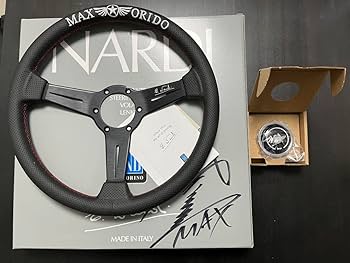 Amazon.co.jp: MAX ORIDO ステアリング NARDI ナルディ 織戸学